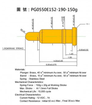 PG0550E152-190-150g